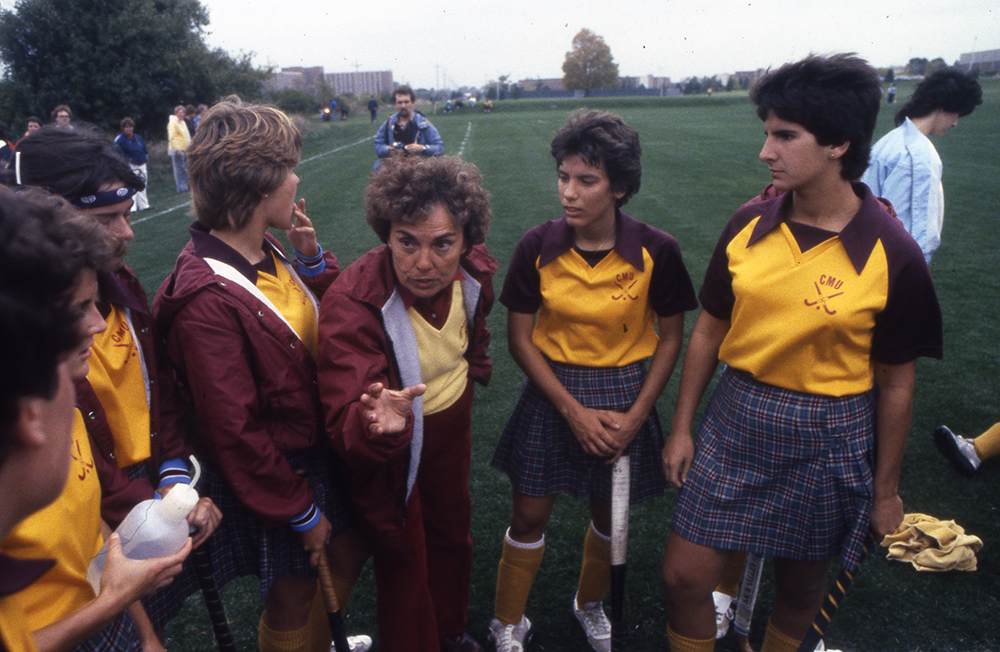 CMU Field Hockey Coach Mary Bottaro, 1983