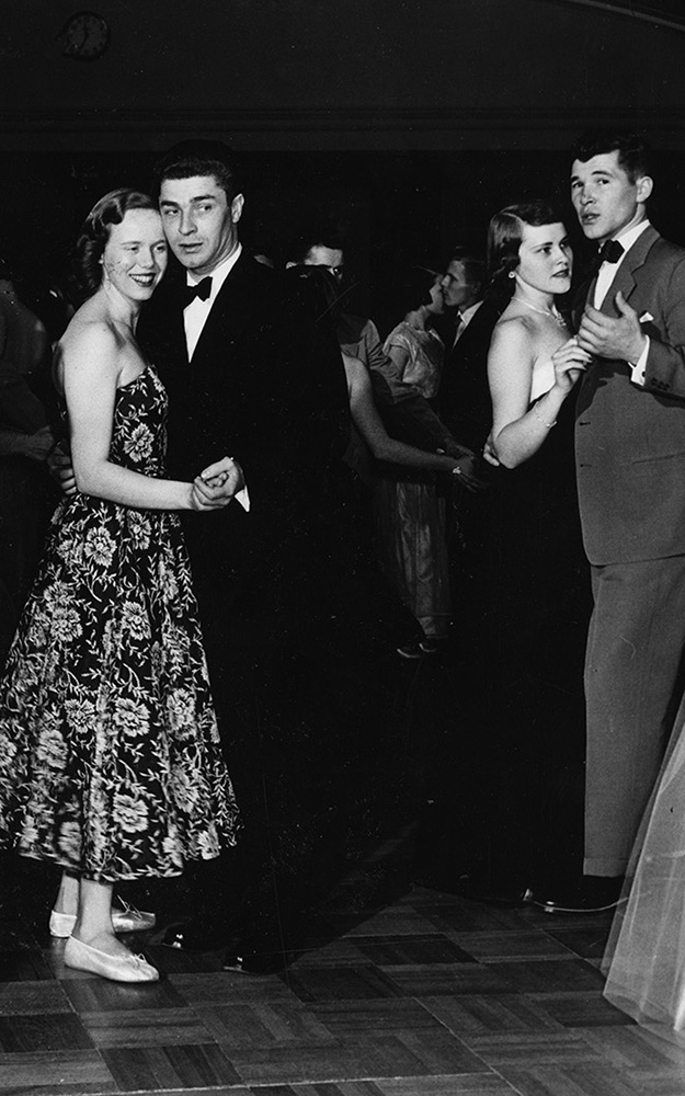 Central students at a dance around 1950